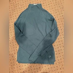 Gymshark Blue Knit Top